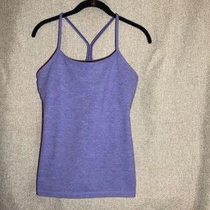 Lululemon purple Power of Y tank top